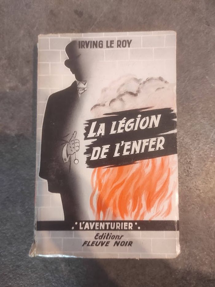 La légion de l'enfer Irving Le Roy Fleuve Noir Angoisse n°14 1957 - photo numéro 1