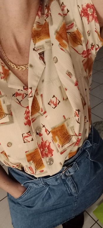 Chemise Vintage Dressing (multicolore), M / 38 / 10