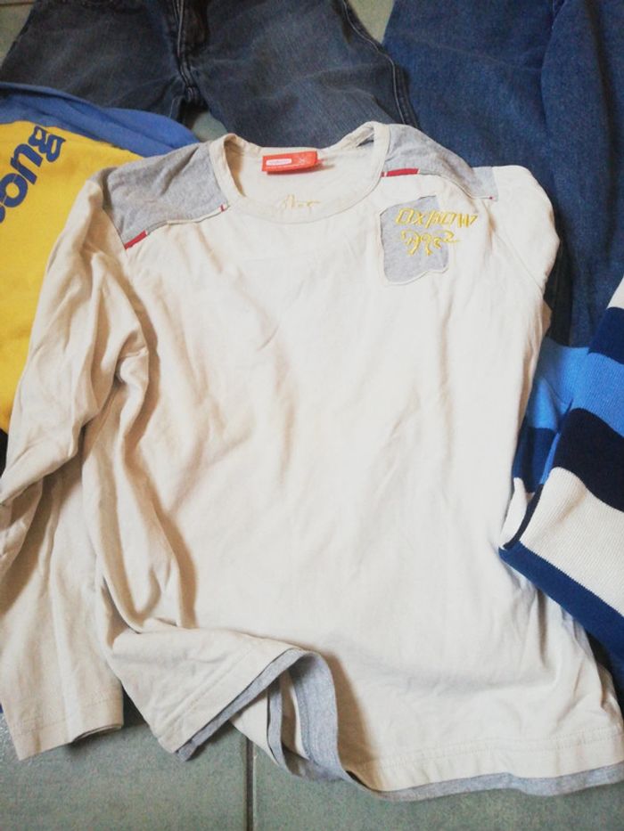 Lot garçon 10 ans, tee shirt oxbow - photo numéro 3
