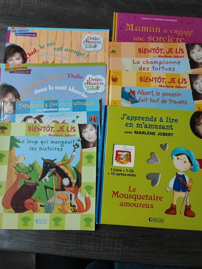 Lot livres Marlène Jobert