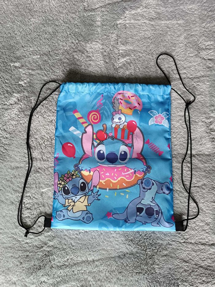 Sac à dos léger Stitch bleu - photo numéro 3