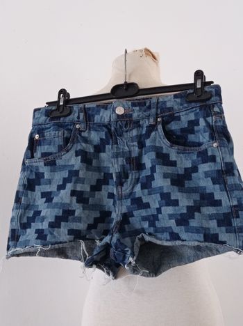 short bleu de jennyfer taille 40 réf R31 D15