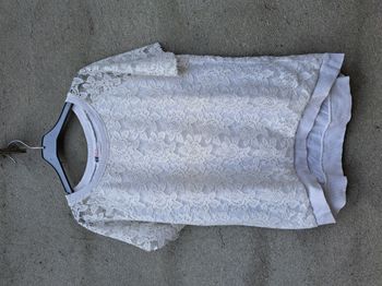 T-shirt dentellée