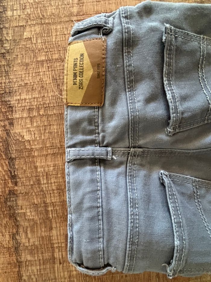 Jean Slim ZARA Baby Boy Gris T.74 (6-9 Mois) - Souple & Confort - photo numéro 6