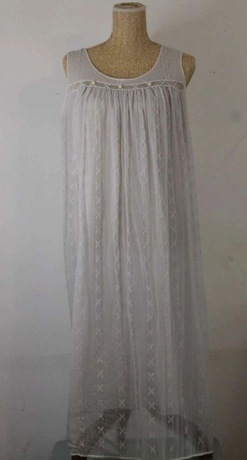 Chemise de nuit vintage - Gris clair - 46/48