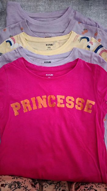 5 tee shirts kiabi