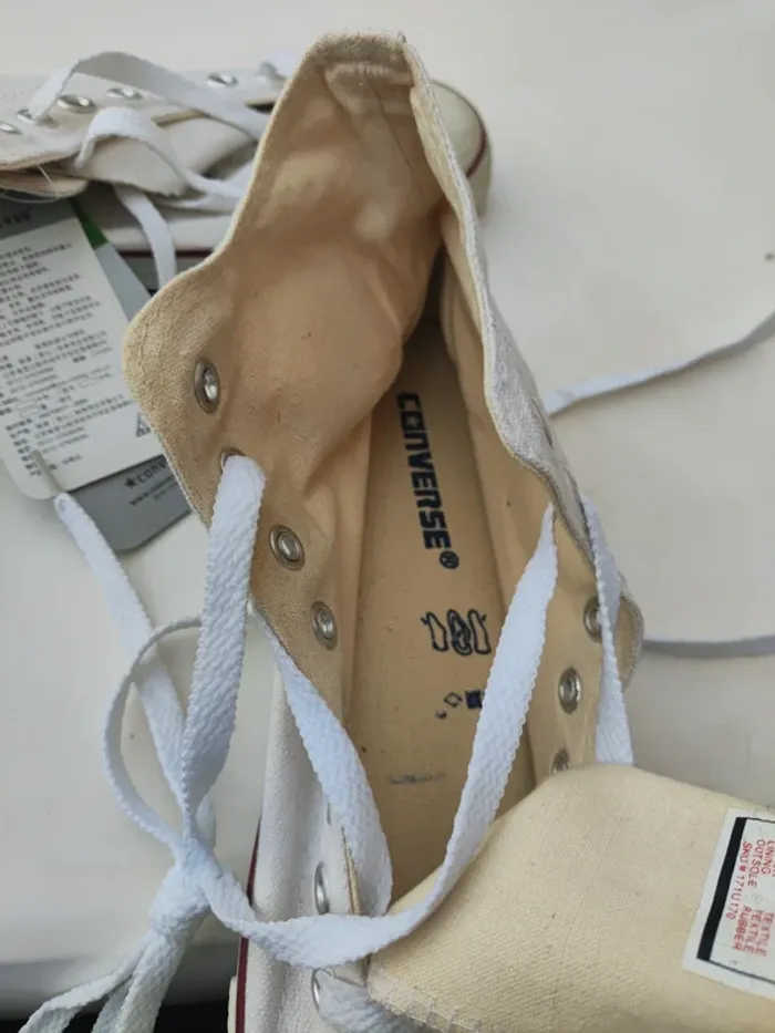 Basket converse blanche taille 44 - photo numéro 6