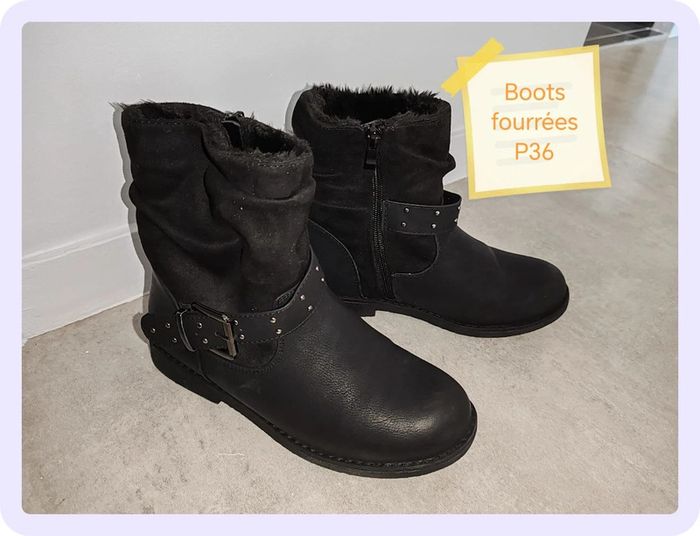 Bottines fourrées p36