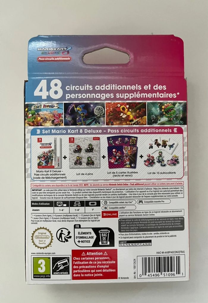 Goodies du Pass Circuit Additionnel Mario Kart 8 Deluxe (sans code) - photo numéro 2