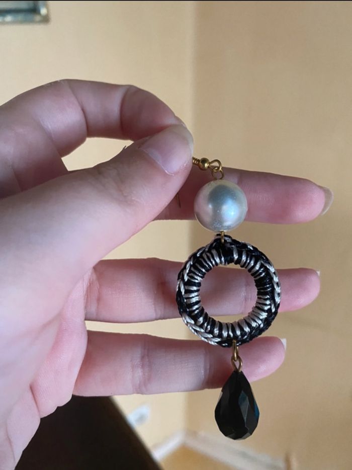 Boucle d’oreille perle - photo numéro 4