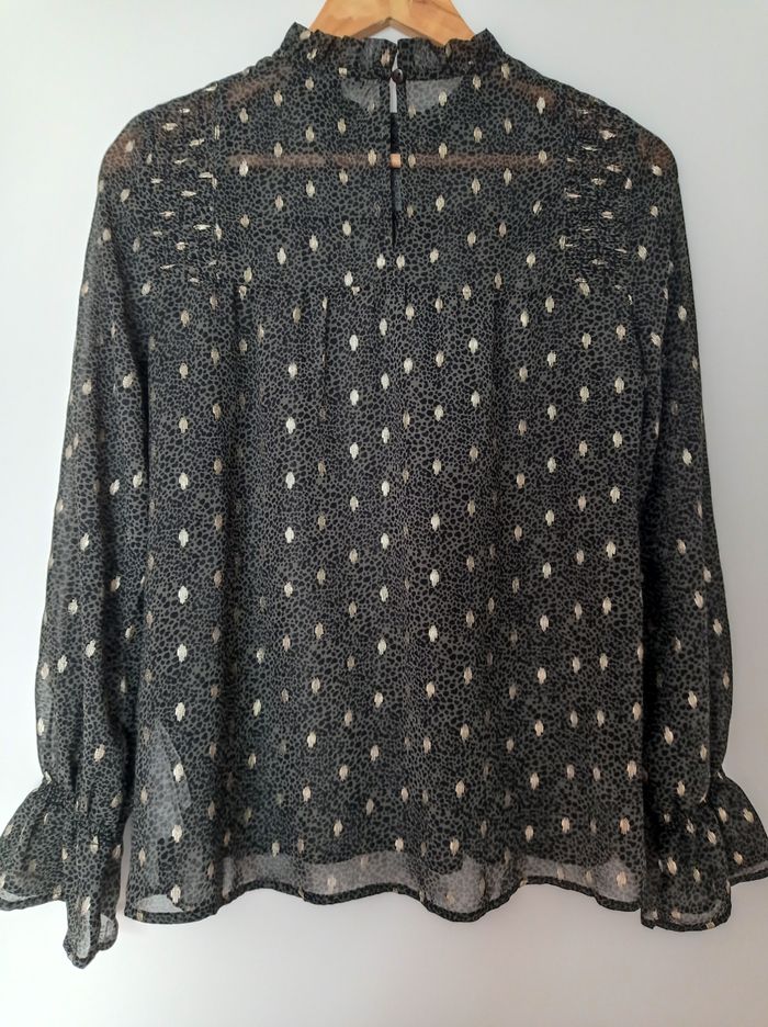 BLOUSE BONOBO Gris Léopard. - photo numéro 3