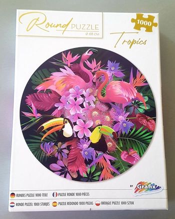 Puzzle 1000 Rond " TROPICS " NEUF