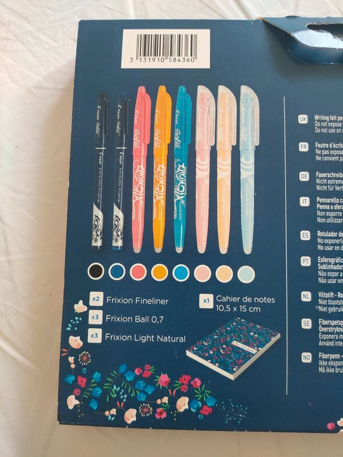 Pilot-FriXion - mon P'tit Carnet avec ses 8 stylos friXion - photo numéro 4