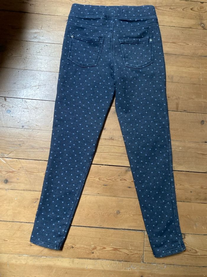 Jegging bleu à étoiles 9 ans Okaidi - photo numéro 4