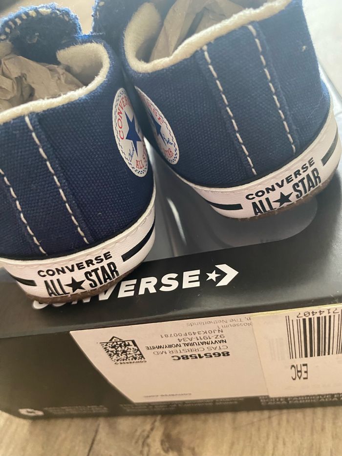Converses bleu marine 18 - photo numéro 4