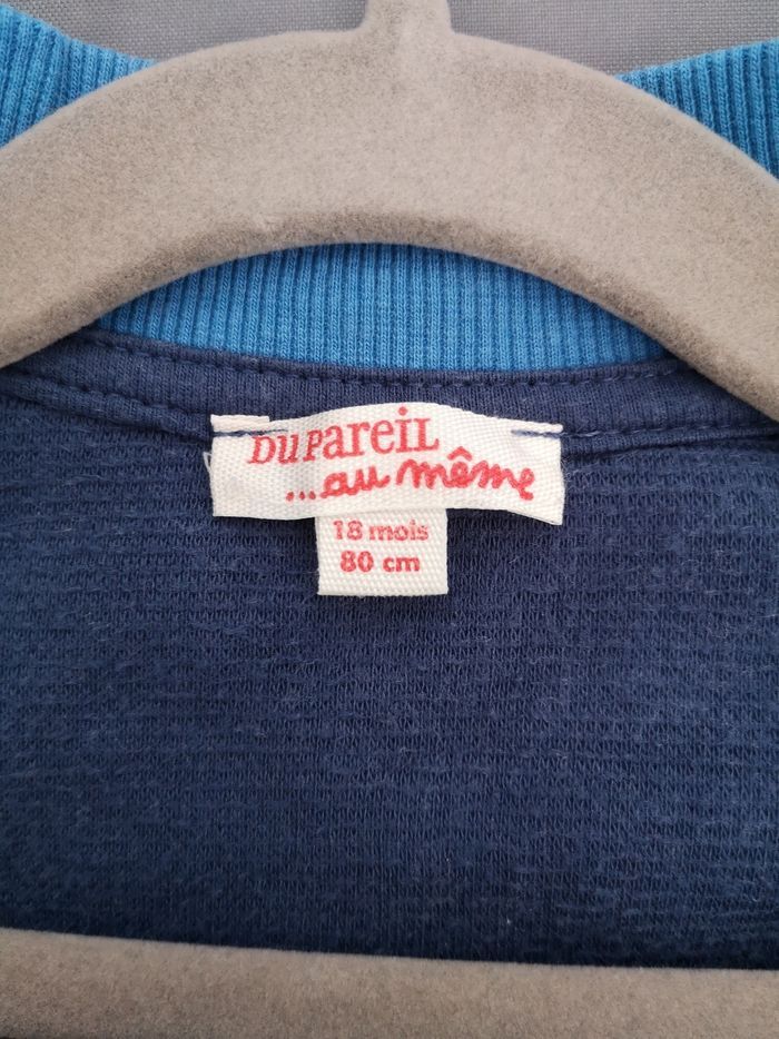 Veste DPAM bleue 18 mois - photo numéro 3
