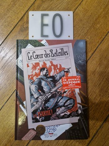 Bd le cœur des batailles tome 1 en eo, avec journal d époque