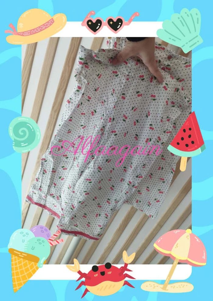 Pyjama okaidi 8ans été cerises - photo numéro 7