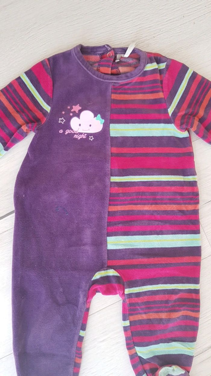 Pyjamas velours 23mois fille orchestra - photo numéro 4