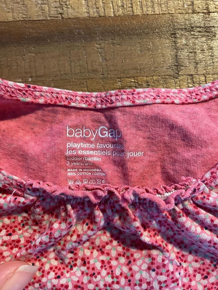 Teeshirt fleur gap - photo numéro 2