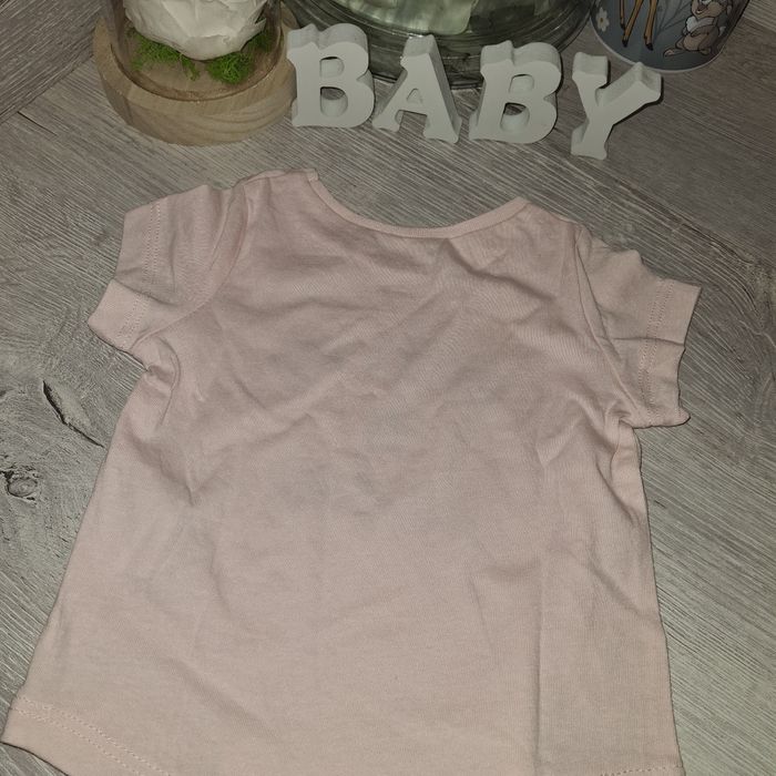 T-shirt fille 3 mois "Petite starlette" - photo numéro 3