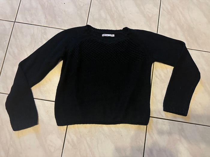 Pull fille noir