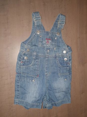 Salopette short en jean