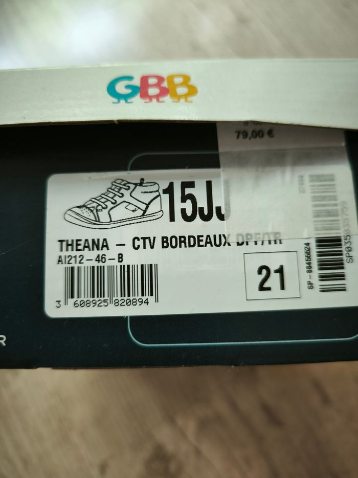 Chaussures bébé fille GGB taille 21 - photo numéro 5