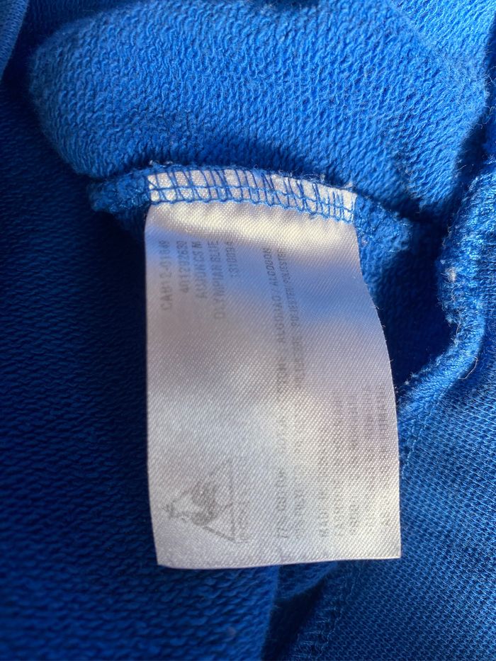 Pull sweat shirt bleu électrique L le coq sportif - photo numéro 5