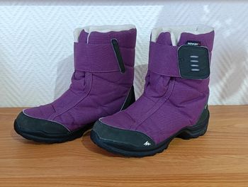 Bottes neiges violettes decathlon taille 32