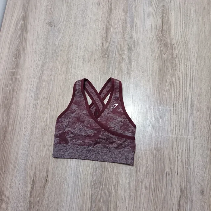 Brassière gymshark femme s Bordeaux rose - photo numéro 2