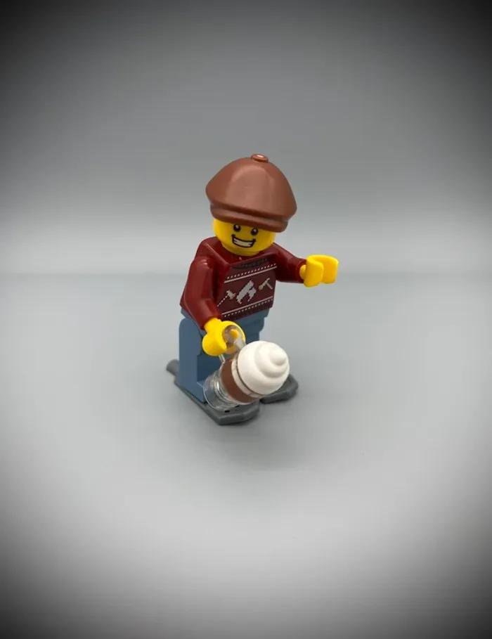 Minifigurine LEGO City cty1822 - Homme au Pull de Noël - Très bon état - photo numéro 3