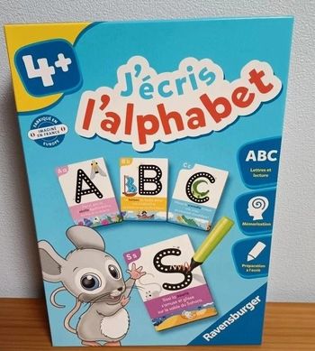 Jeu Ravensburger - j'écris l'alphabet - Neuf
