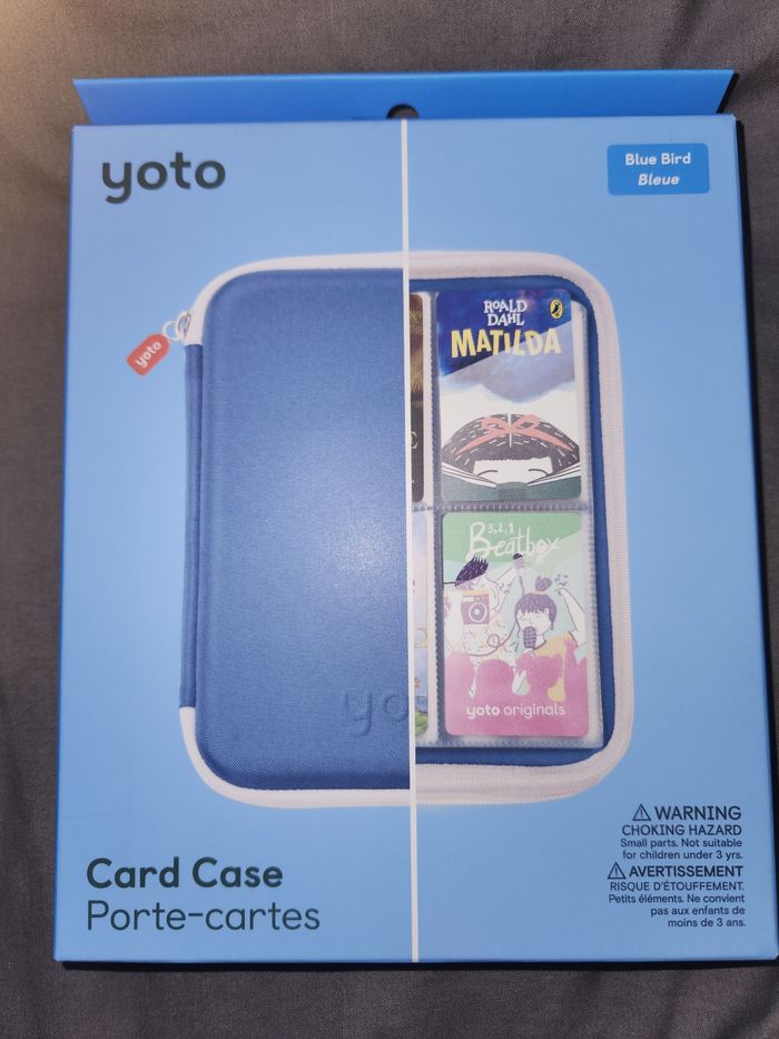 porte cartes yoto bleu