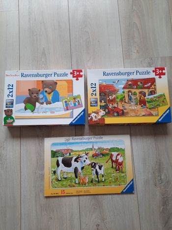 Lot de 5 puzzles Ravensburger à partir de 3ans