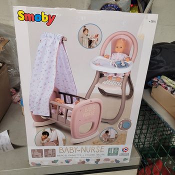 Bercelonette + chaise haute smoby neuve