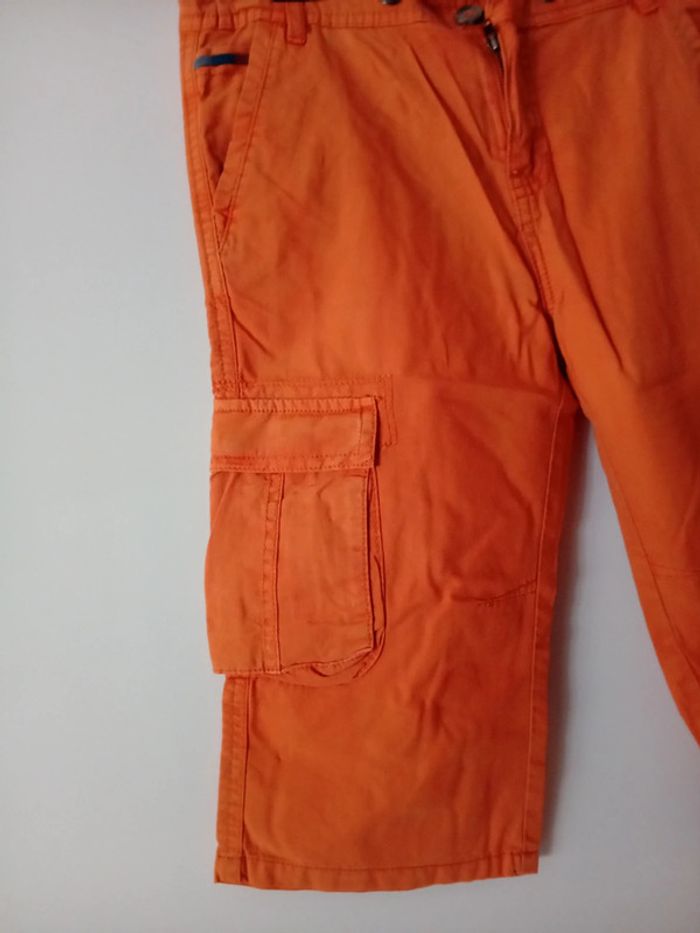 Beau bermuda orange. TBE. Tape à l'œil.  14 ans - photo numéro 2