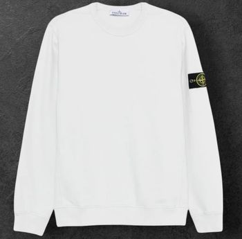 Pull stone island blanc /taille L