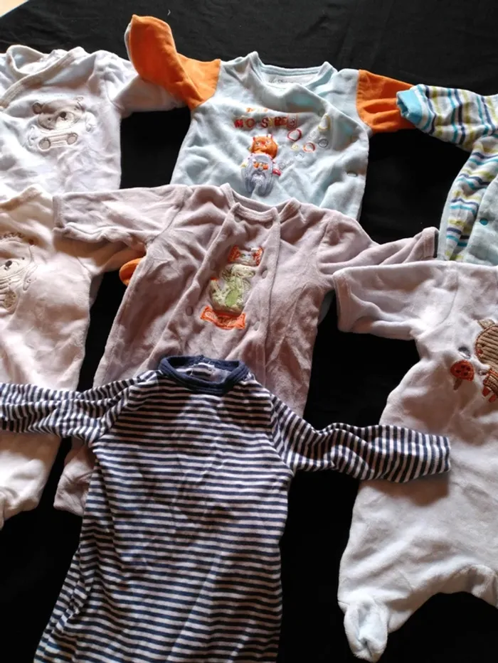 Lot de 7 Pyjamas Garçon Naissance - photo numéro 3