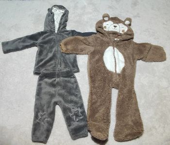 Lot 3 combinaisons 6 mois ours 🐻
