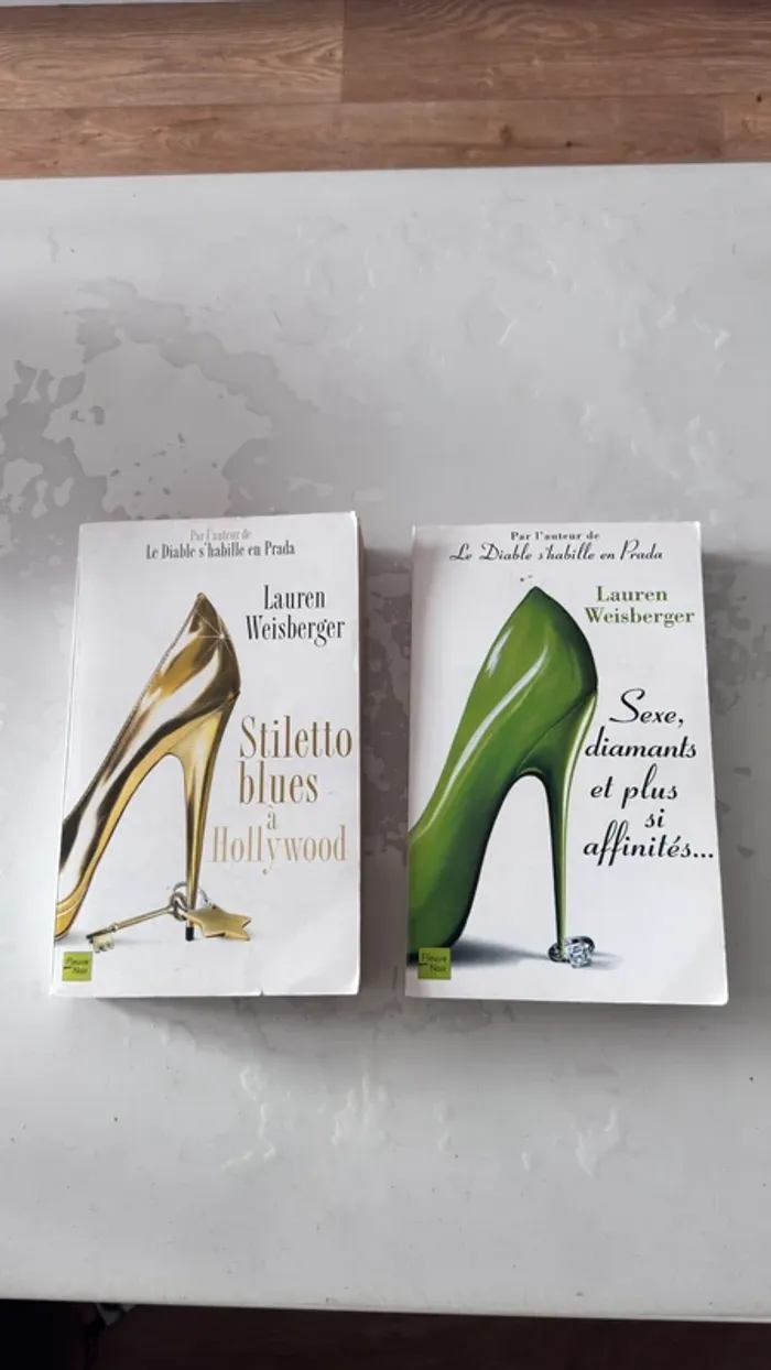 📚 Lot de 2 romans de Lauren Weisberger – Éditions Fleuve Noir 📚