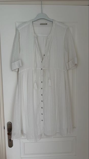 Robe blanche fluide T36