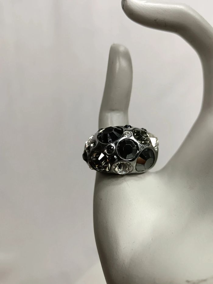 Bague argenté et strass | Agatha Paris | t. 55 - photo numéro 3