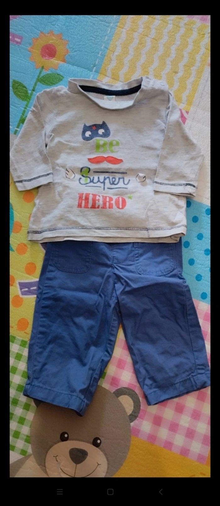 Ensemble bébé garçon 3 mois