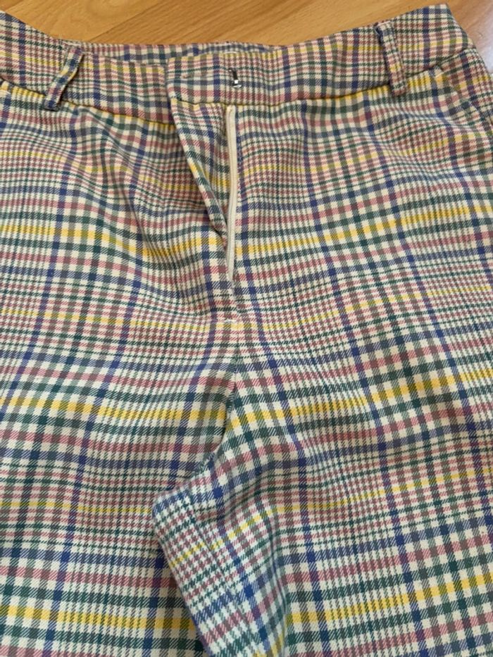 Pantalon droit à carreaux - photo numéro 2