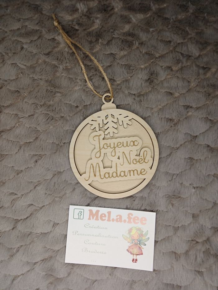 Boule personnalisé maîtresse