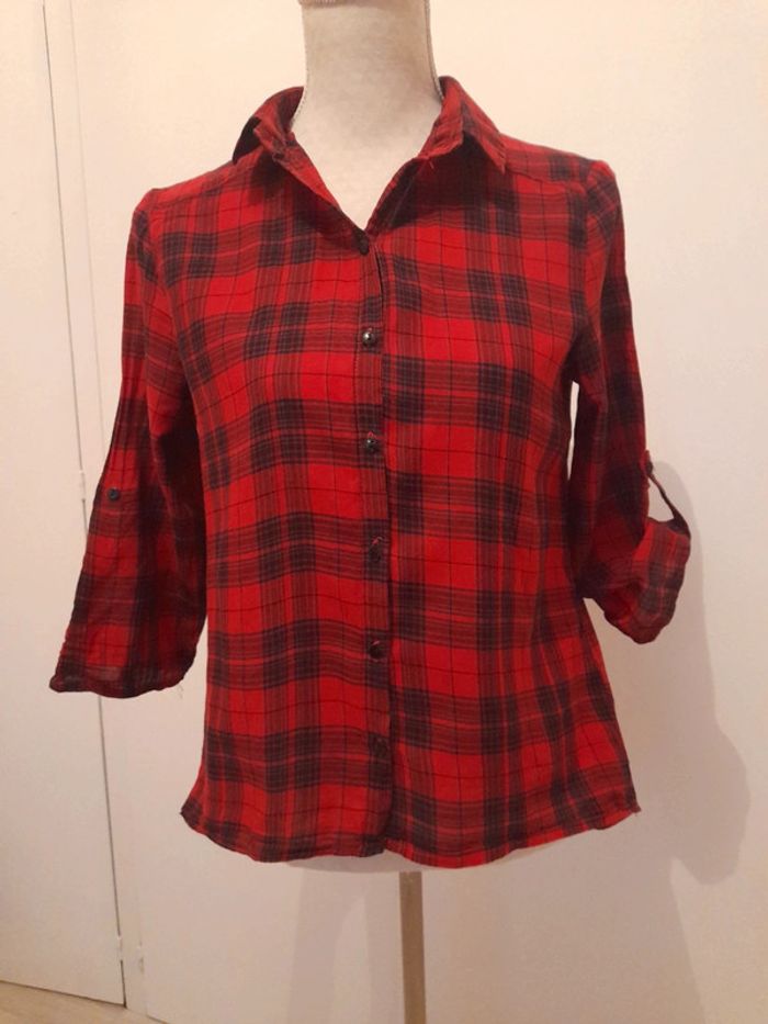 Chemise à carreaux légère