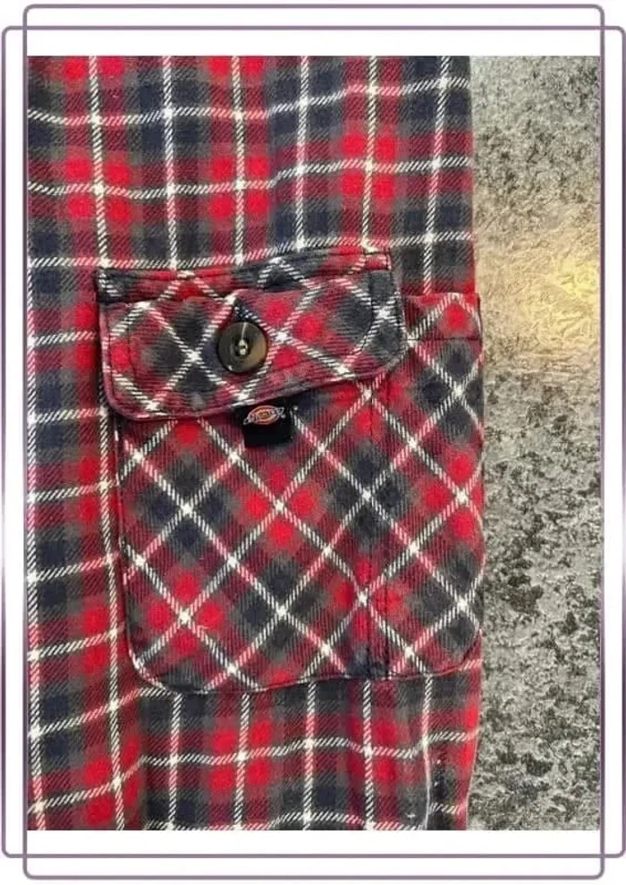 Chemise carreaux homme Dickies L Men shirt - Herrenhemd - Camicia uomo - photo numéro 3