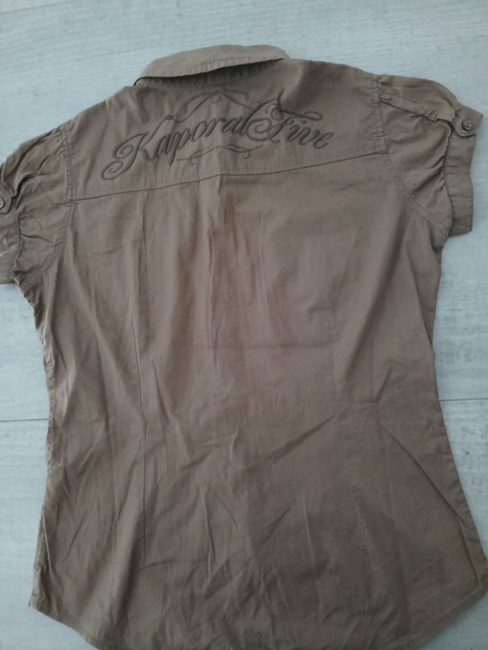 Chemise marron Kaporal - photo numéro 4