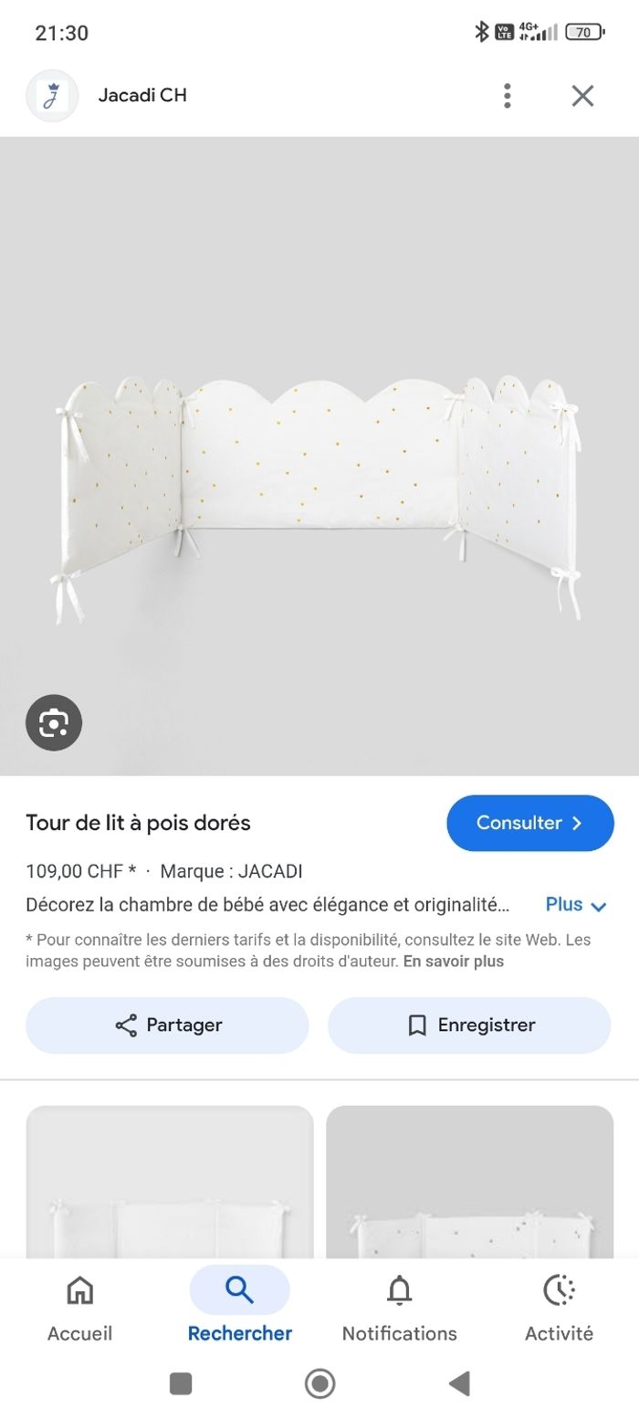 Tour de lit Jacadi - photo numéro 3
